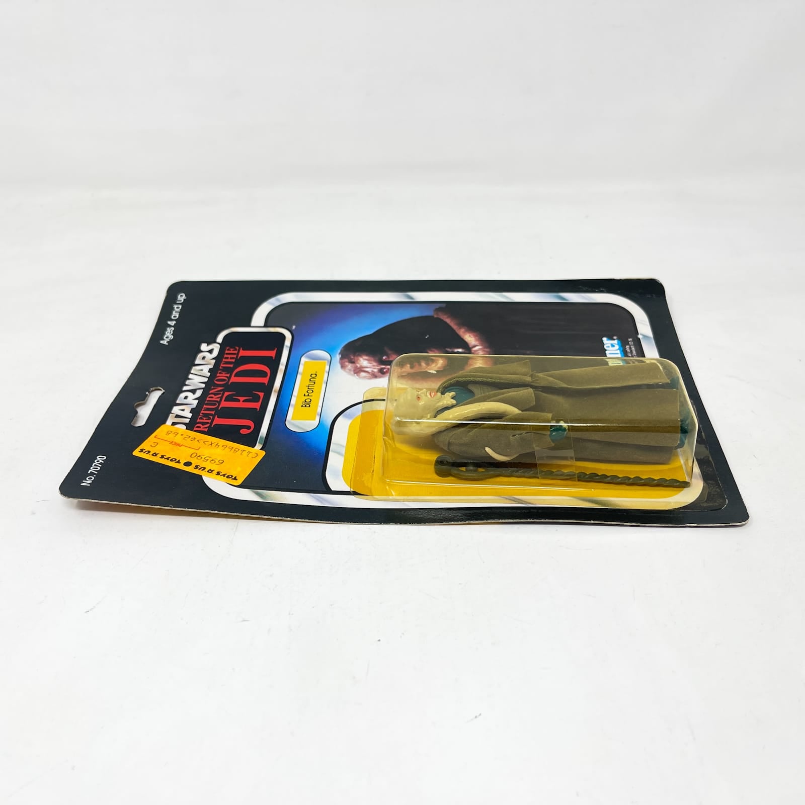 Vintage Kenner Star Wars MOC Bib Fortuna ROTJ 65A Back - Mint on Card