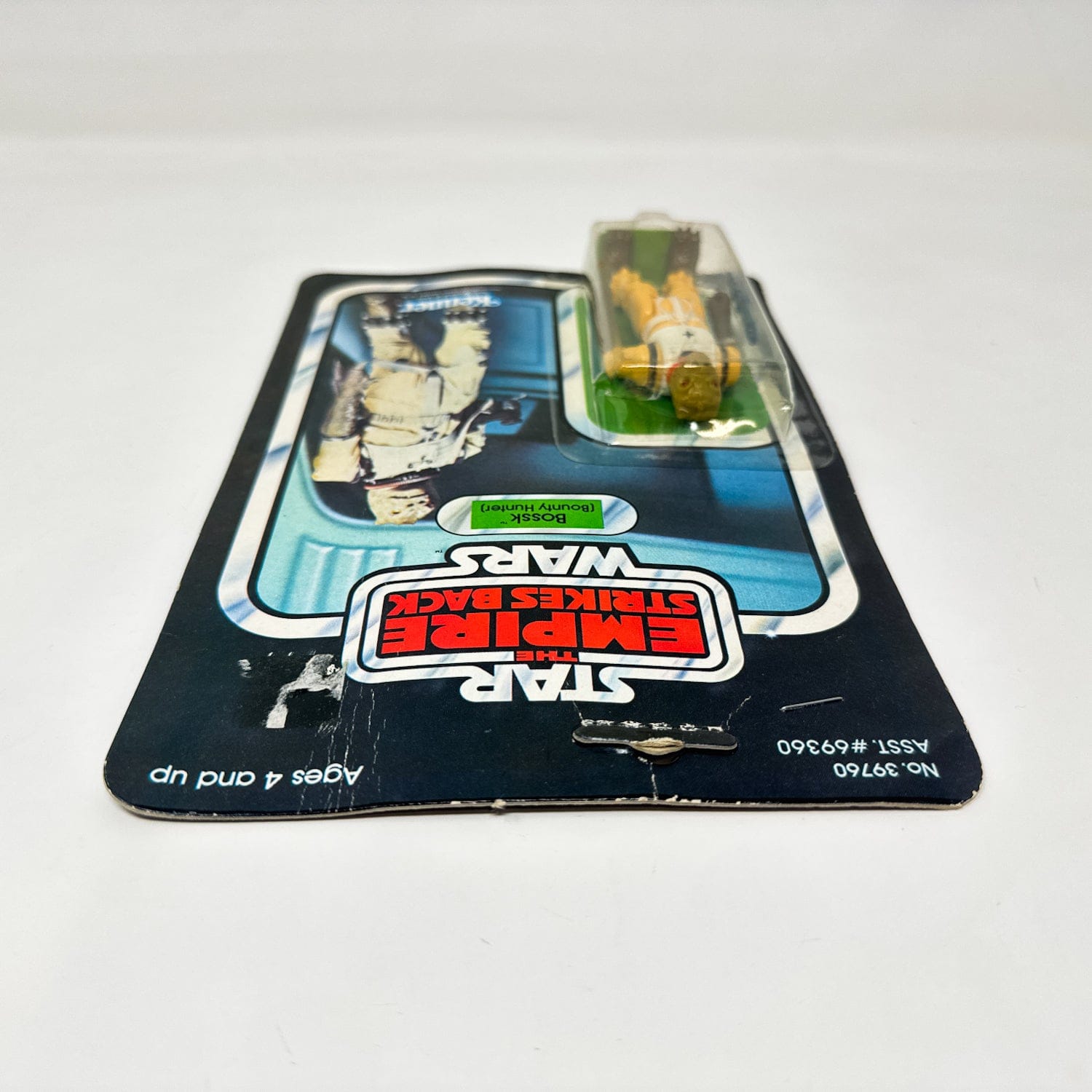 Vintage Kenner Star Wars MOC Bossk ESB 41B-back  - Mint on Card