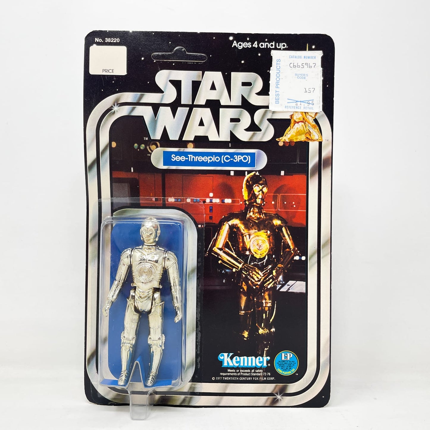 Vintage Kenner Star Wars MOC C-3PO Star Wars 12B-Back - Mint on Card - Vintage Kenner (1977)
