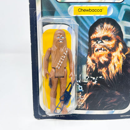 Vintage Kenner Star Wars MOC Chewbacca ROTJ Palitoy 65D w/ Clipper Sticker - Mint on Card