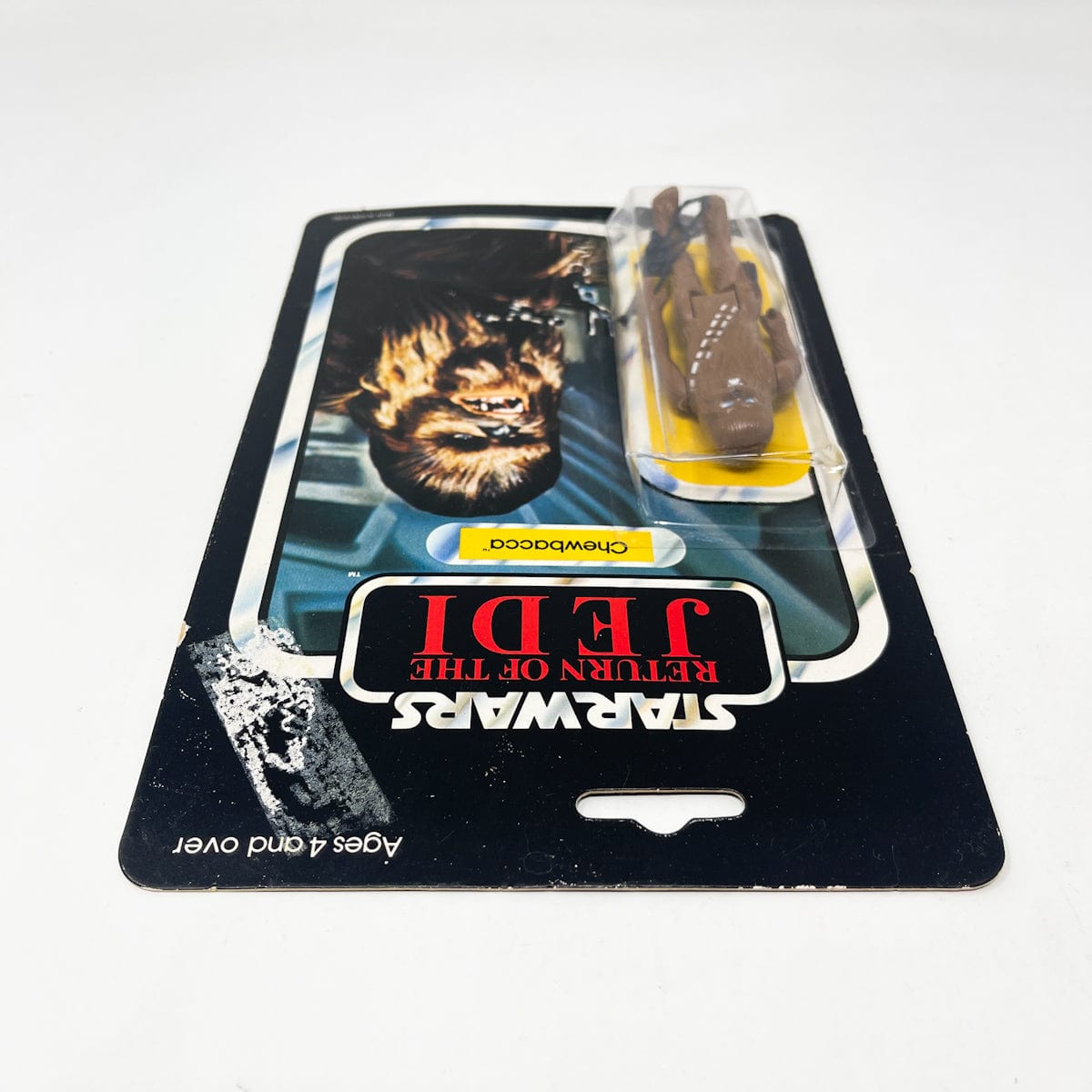 Vintage Kenner Star Wars MOC Chewbacca ROTJ Palitoy 65D w/ Clipper Sticker - Mint on Card