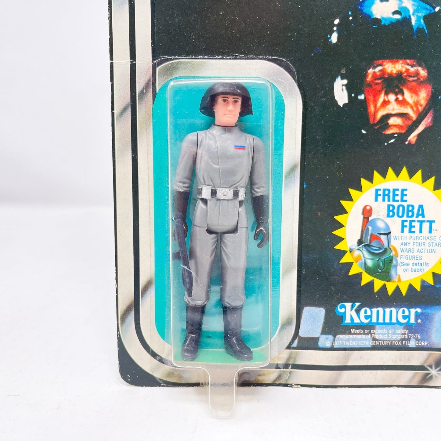 Vintage Kenner Star Wars MOC Death Squad Commander  SW 20E-back  - Mint on Card
