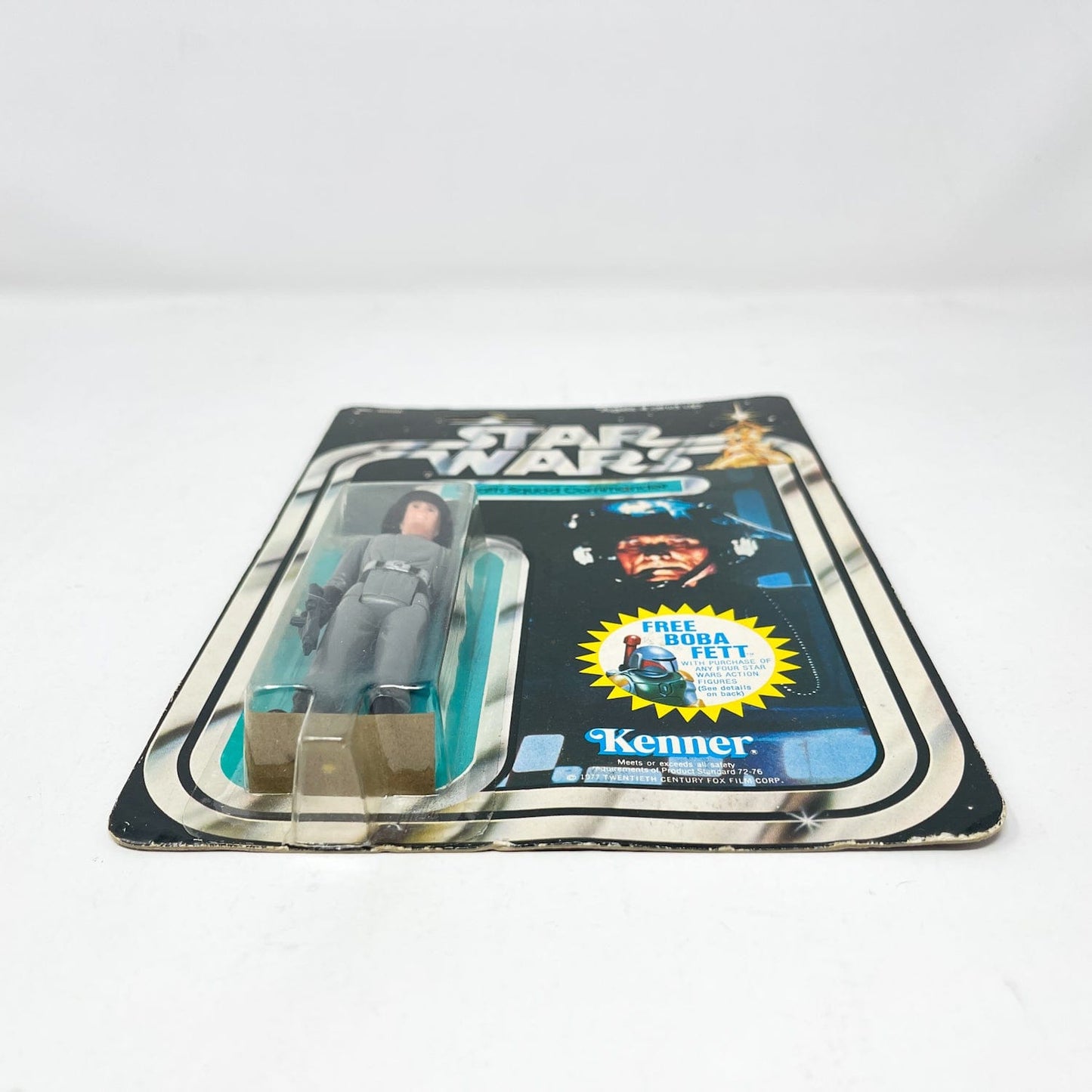 Vintage Kenner Star Wars MOC Death Squad Commander  SW 20E-back  - Mint on Card