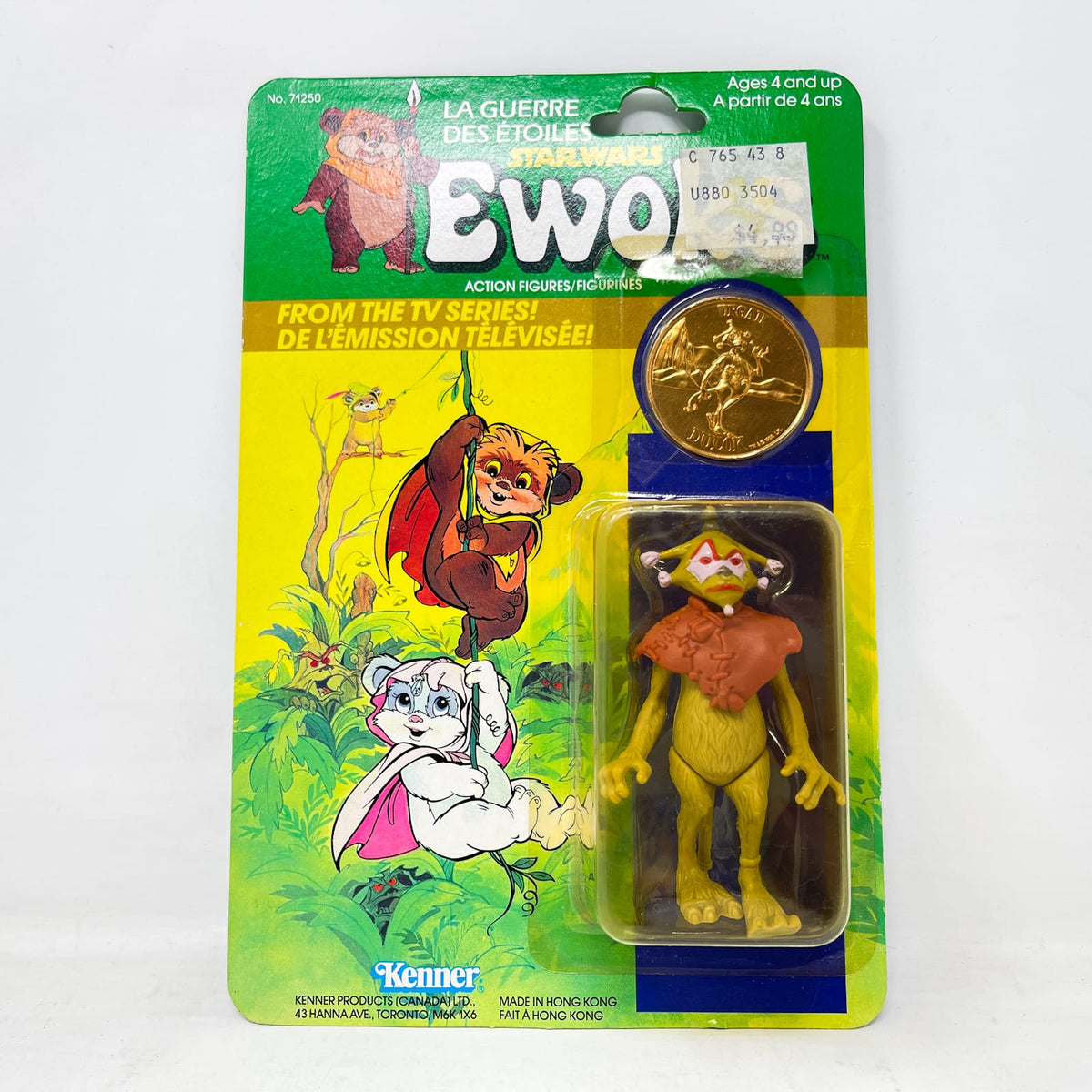 Vintage Kenner Star Wars MOC Ewoks Lady Urgah - Mint on Card Canadian - Vintage Kenner (1985)