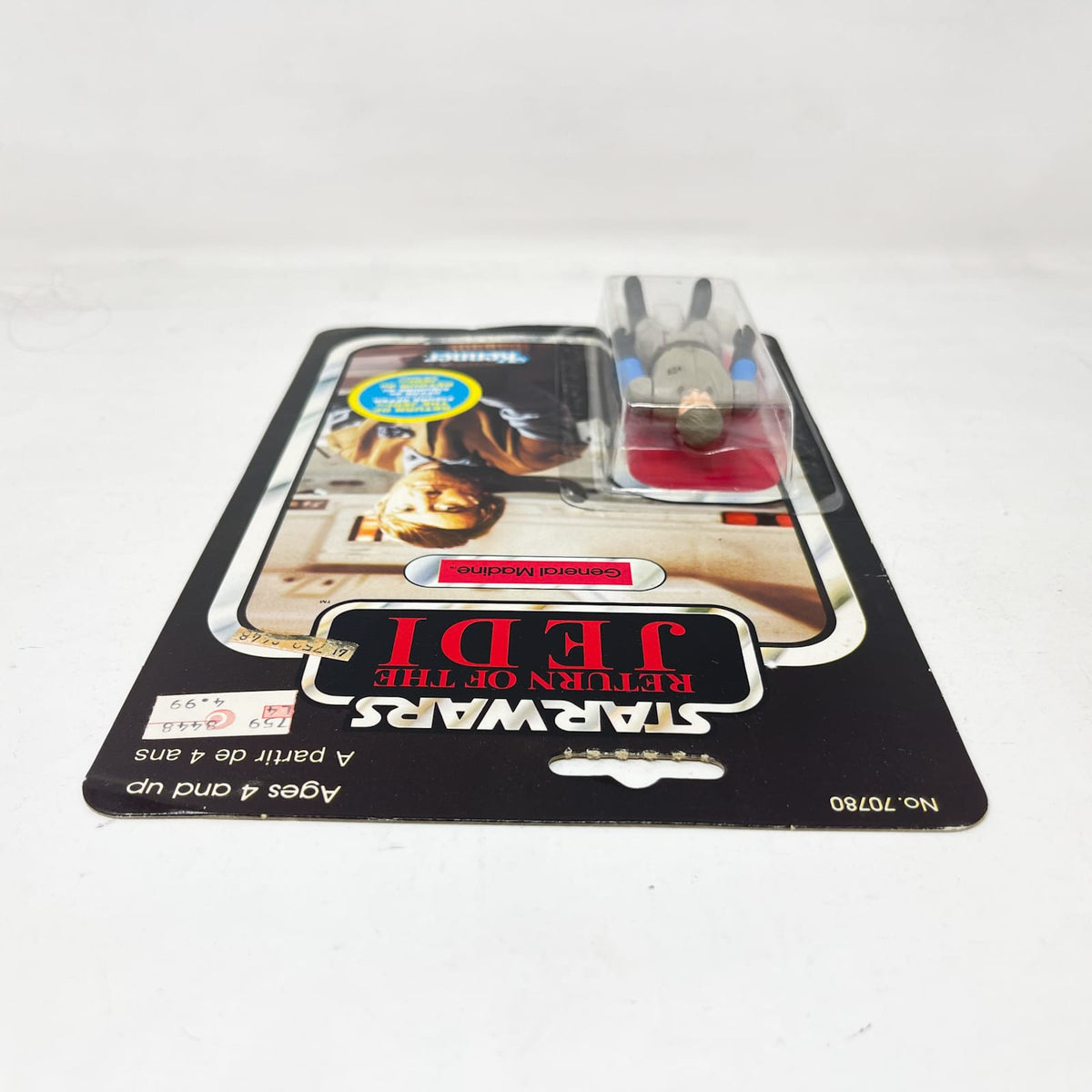 Vintage Kenner Star Wars MOC General Madine Canadian ROTJ 65A Back - Mint on Card