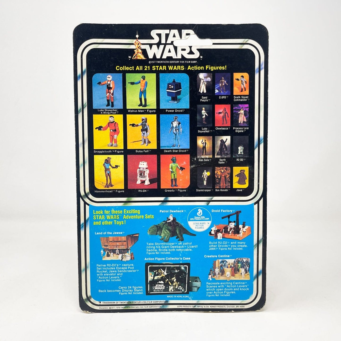Vintage Kenner Star Wars MOC Hammerhead Star Wars 21B-back - Mint on Card