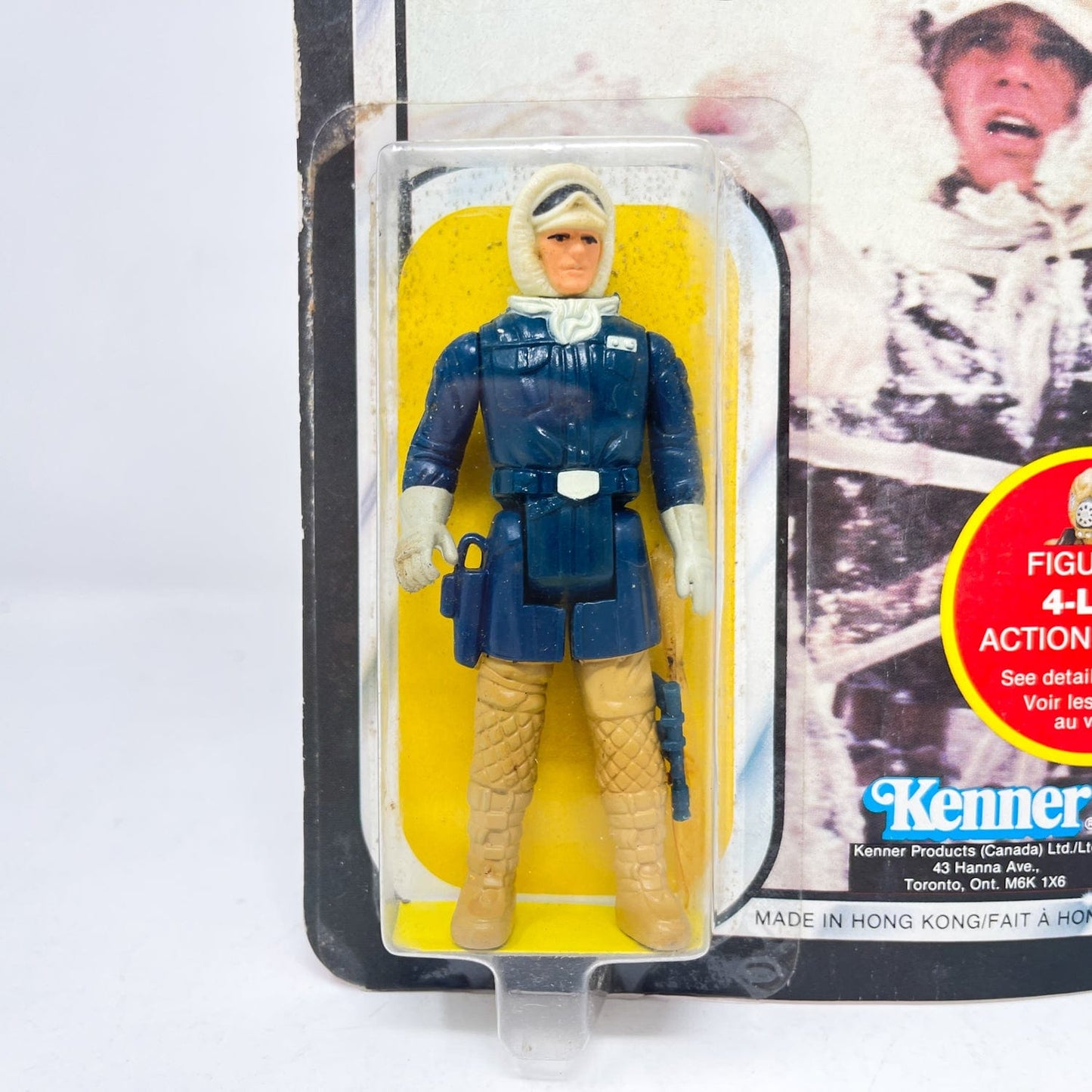 Vintage Kenner Star Wars MOC Han Solo (Hoth Outfit) Canadian ESB 47A - Mint on Card