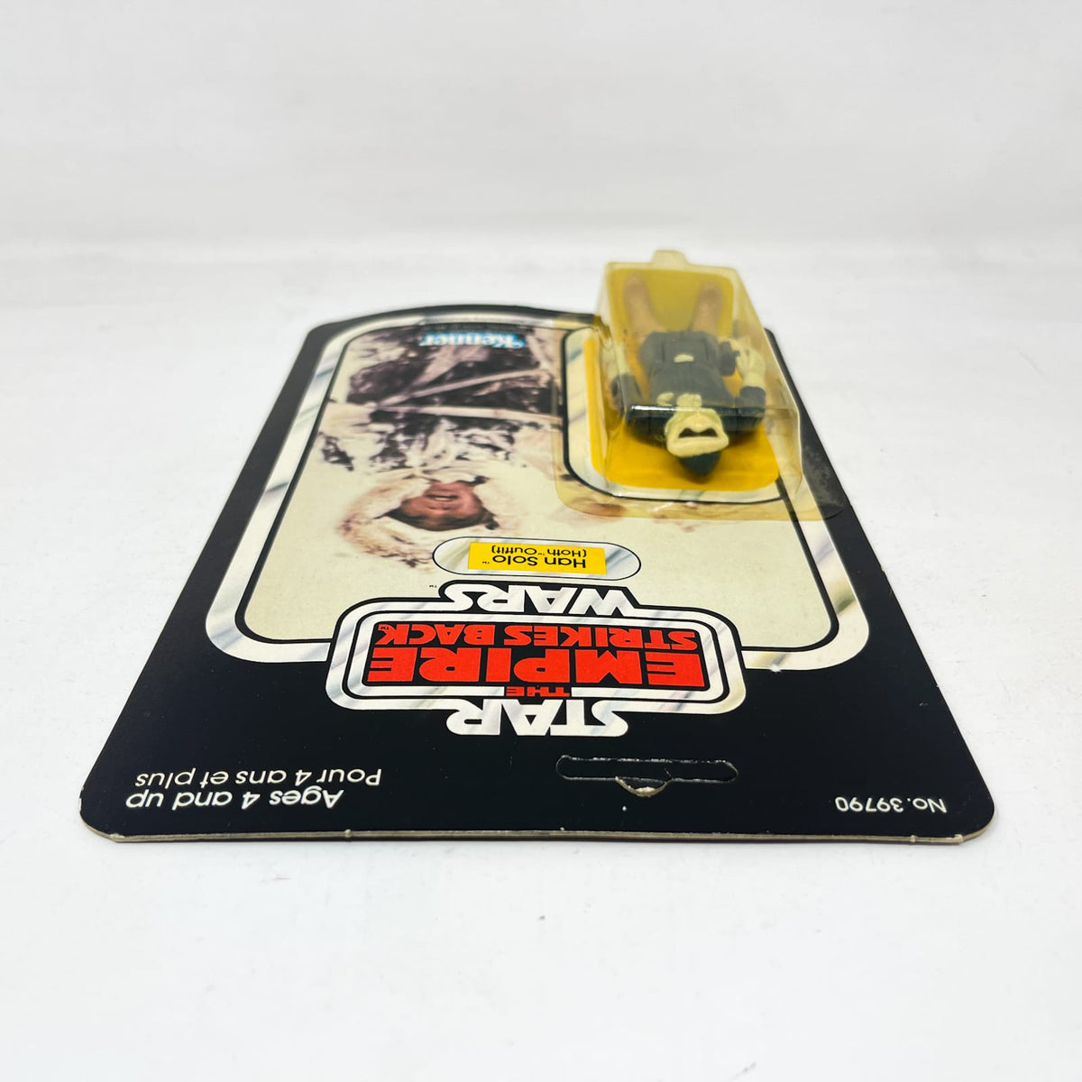 Vintage Kenner Star Wars MOC Han Solo (Hoth Outfit) on ESB 31A Canadian Cardback - Mint on Card - Vintage Kenner 1980
