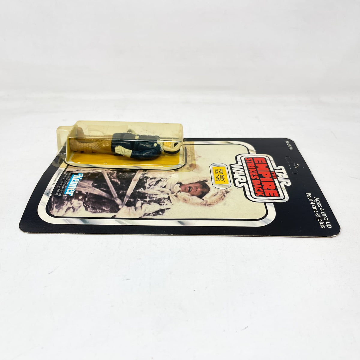 Vintage Kenner Star Wars MOC Han Solo (Hoth Outfit) on ESB 31A Canadian Cardback - Mint on Card - Vintage Kenner 1980