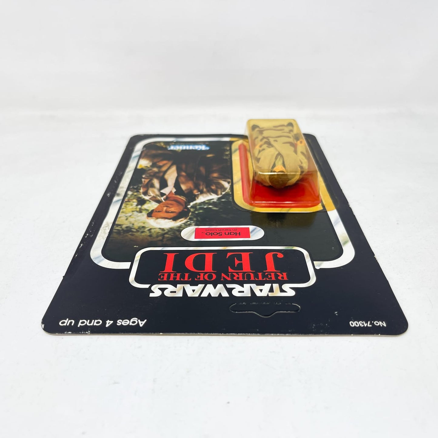 Vintage Kenner Star Wars MOC Han Solo (in Trench Coat) ROTJ 77A - Mint on Card - Vintage Kenner (1983)