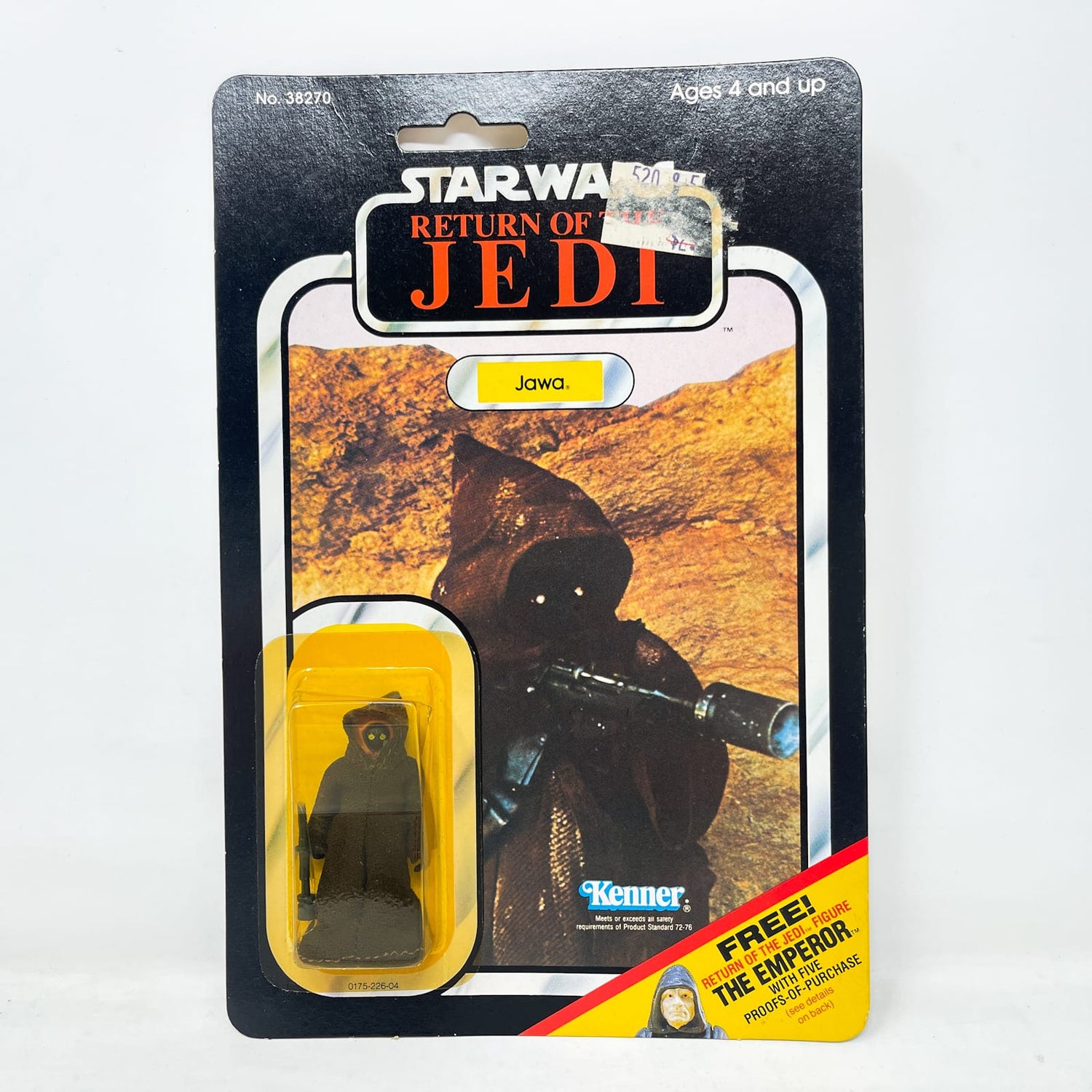 Vintage Kenner Star Wars MOC Jawa ROTJ 65C-back  - Mint on Card - Vintage Kenner (1983)