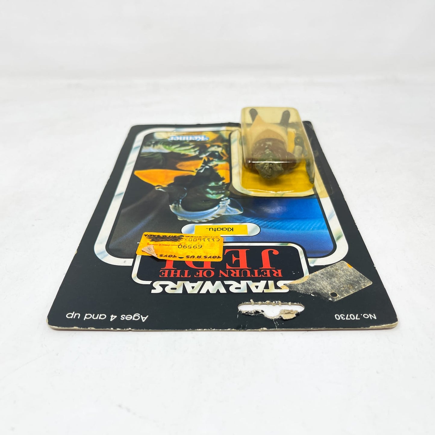 Vintage Kenner Star Wars MOC Klaatu ROTJ 65B-back  - Mint on Card