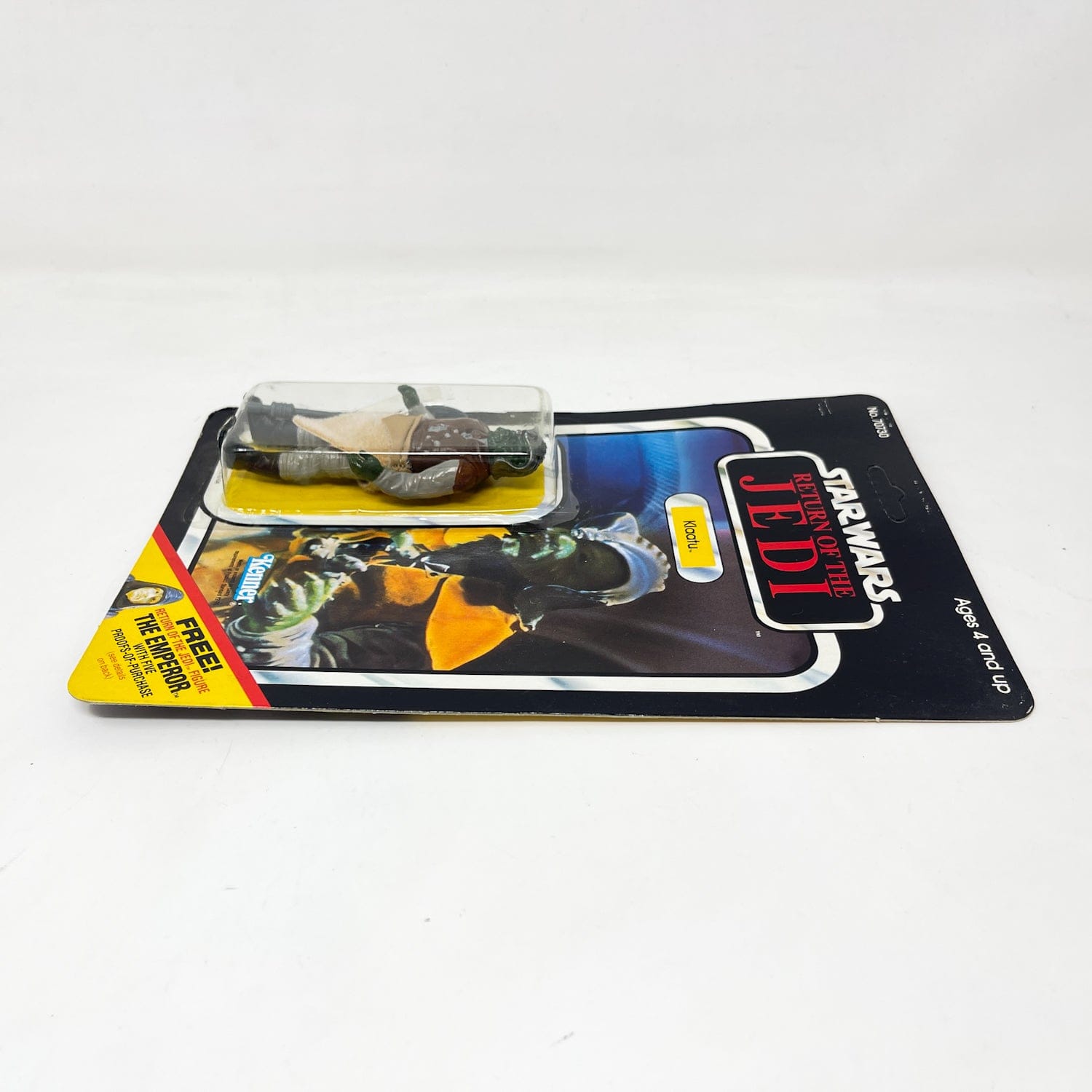 Vintage Kenner Star Wars MOC Klaatu ROTJ 65C-back  - Mint on Card