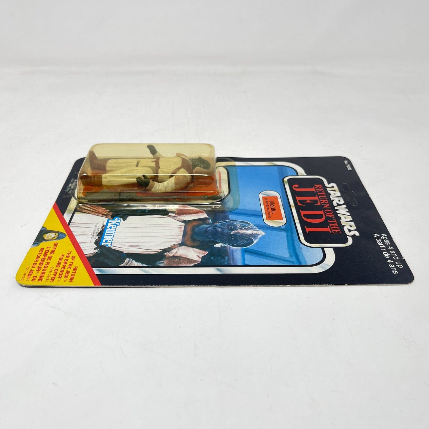 Vintage Kenner Star Wars MOC Klaatu Skiff Guard ROTJ 65B-back Canadian - Mint on Card