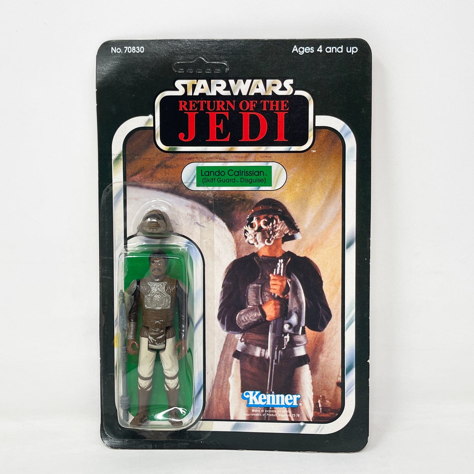 Vintage Kenner Star Wars MOC Lando Skiff Guard ROTJ 65B  - Mint on Card