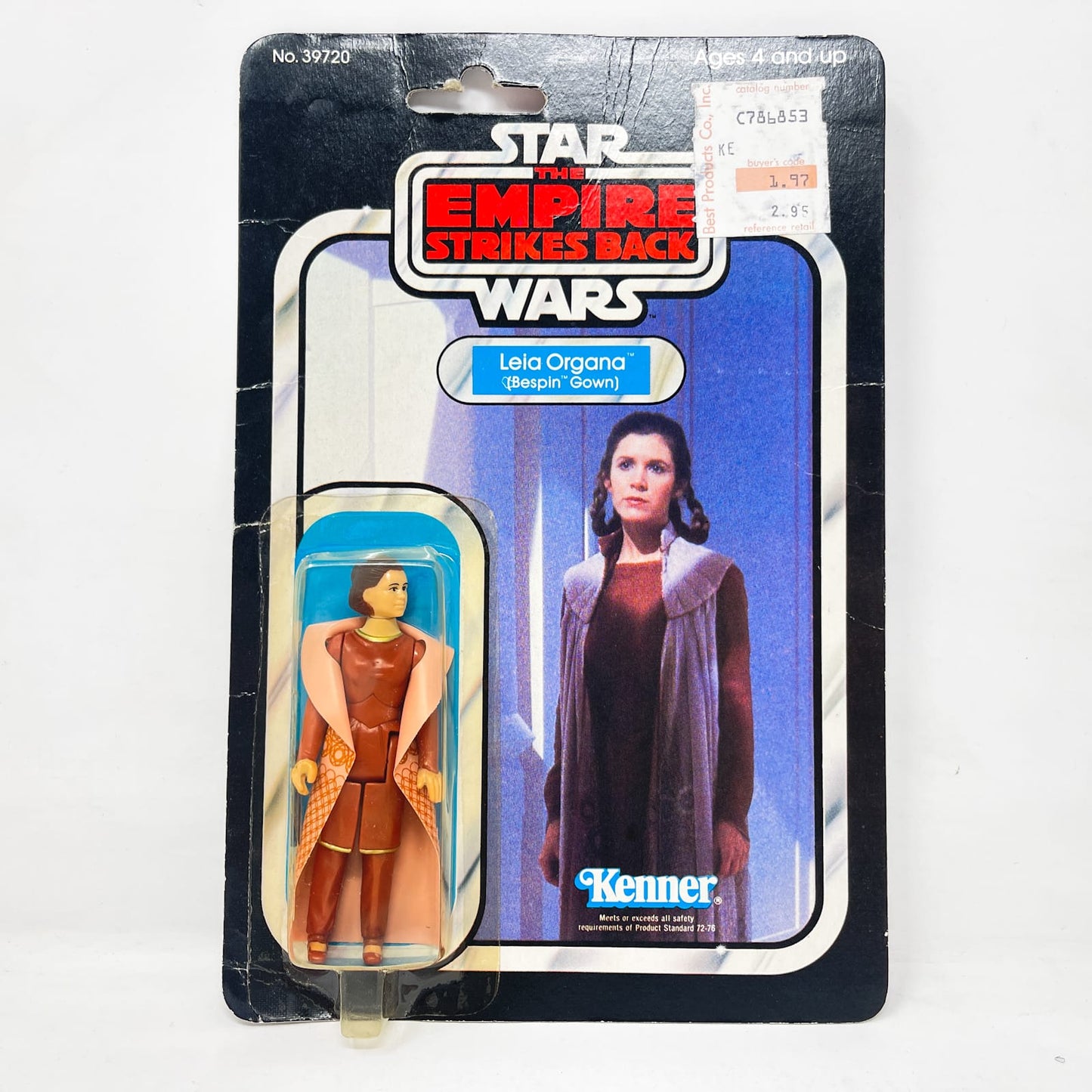 Vintage Kenner Star Wars MOC Leia Organa Bespin ESB 32B - Mint on Card