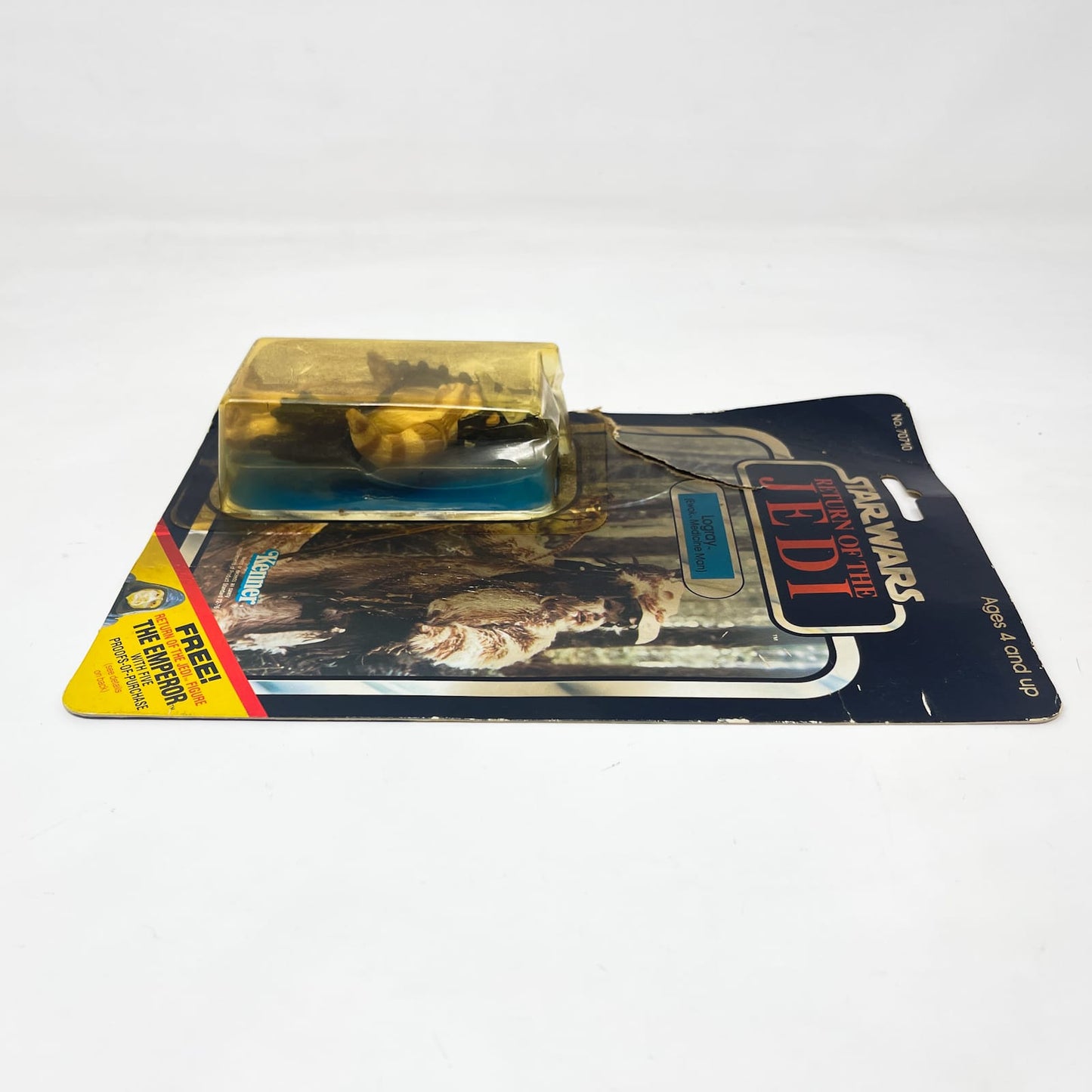 Vintage Kenner Star Wars MOC Logray ROTJ 65C-back  - Mint on Card - Vintage Kenner (1983)