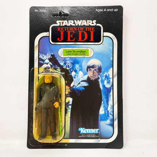 Vintage Kenner Star Wars MOC Luke Skywalker Jedi Kinight  65B Back - Mint on Card - Vintage Kenner (1983)