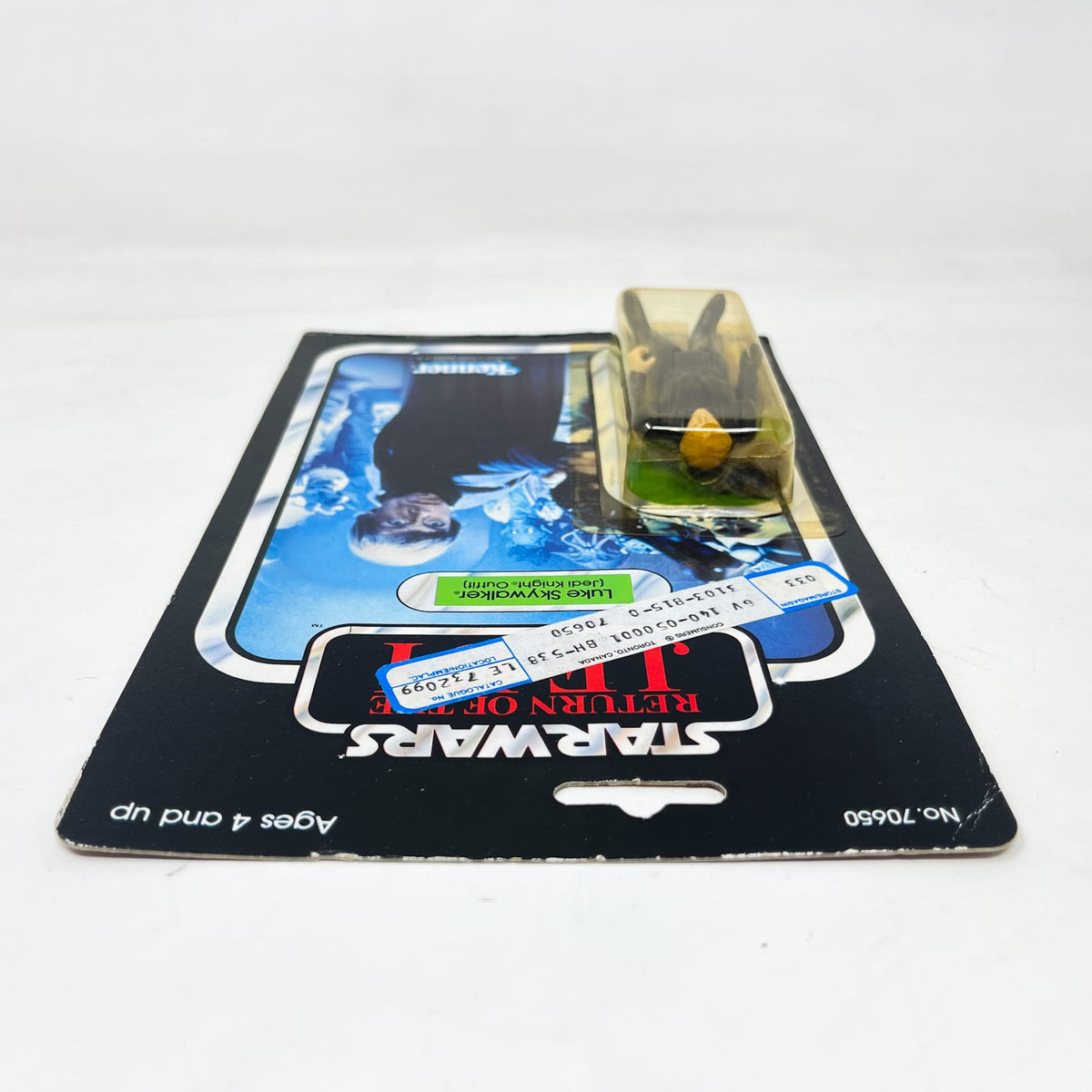 Vintage Kenner Star Wars MOC Luke Skywalker Jedi Kinight 65B Back - Mint on Card - Vintage Kenner (1983)