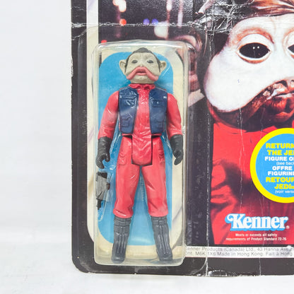 Vintage Kenner Star Wars MOC Nien Nunb ROTJ 65A Back Canadian - MOC