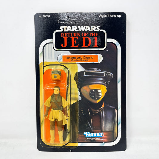 Vintage Kenner Star Wars MOC Princess Leia Organa (Boushh Disguise) 77A Back - Mint on Card - Vintage Kenner (1983)