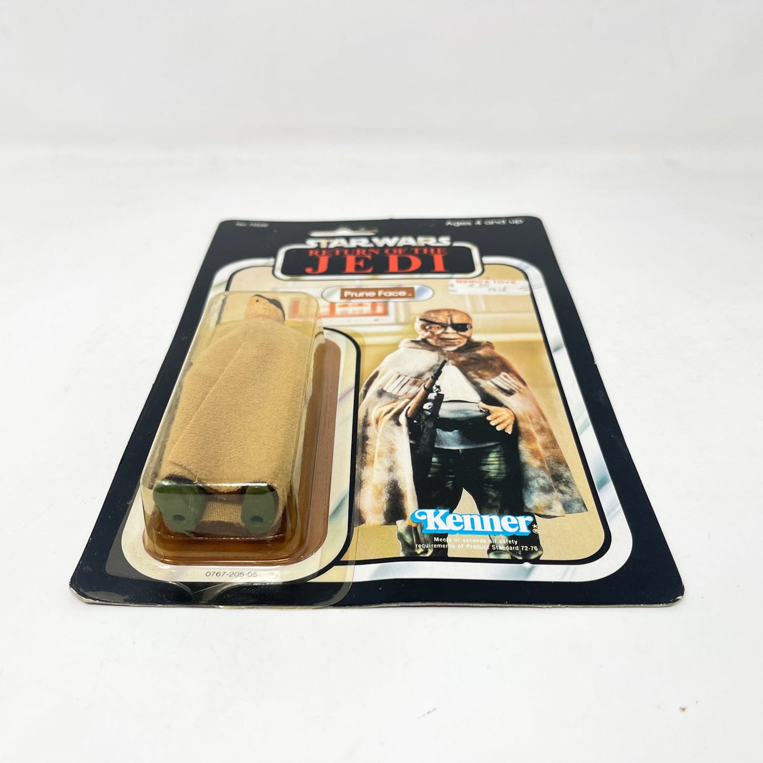 Vintage Kenner Star Wars MOC Prune Face ROTJ 77A-back - Mint on Card