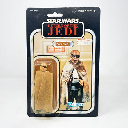 Vintage Kenner Star Wars MOC Prune Face ROTJ 77A-back - Mint on Card