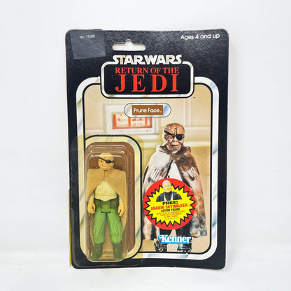 Vintage Kenner Star Wars MOC Prune Face ROTJ 77B-back - Mint on Card