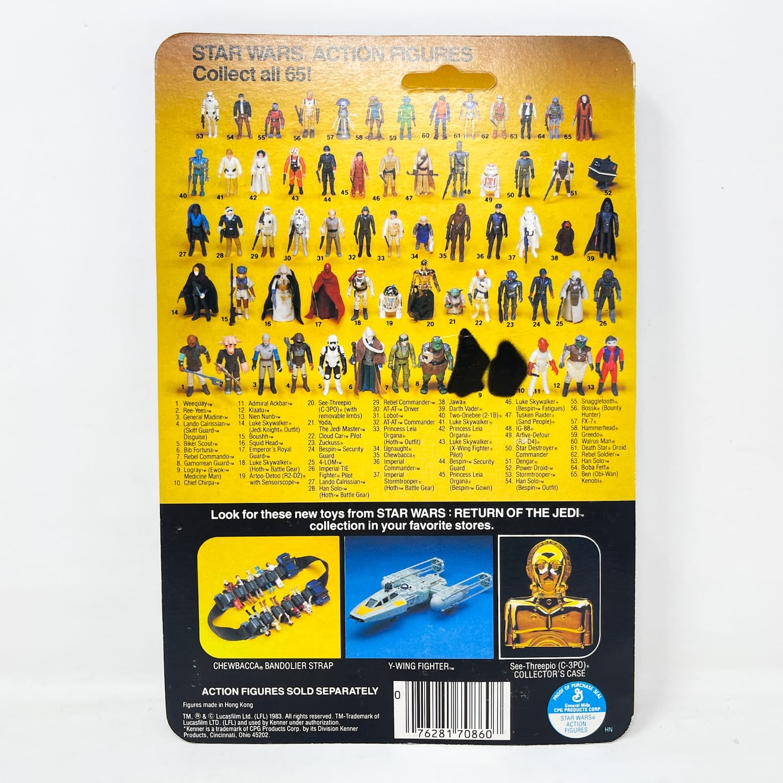 Vintage Kenner Star Wars MOC Rebel Commando ROTJ 65A - Mint on Card - Vintage Kenner (1983)