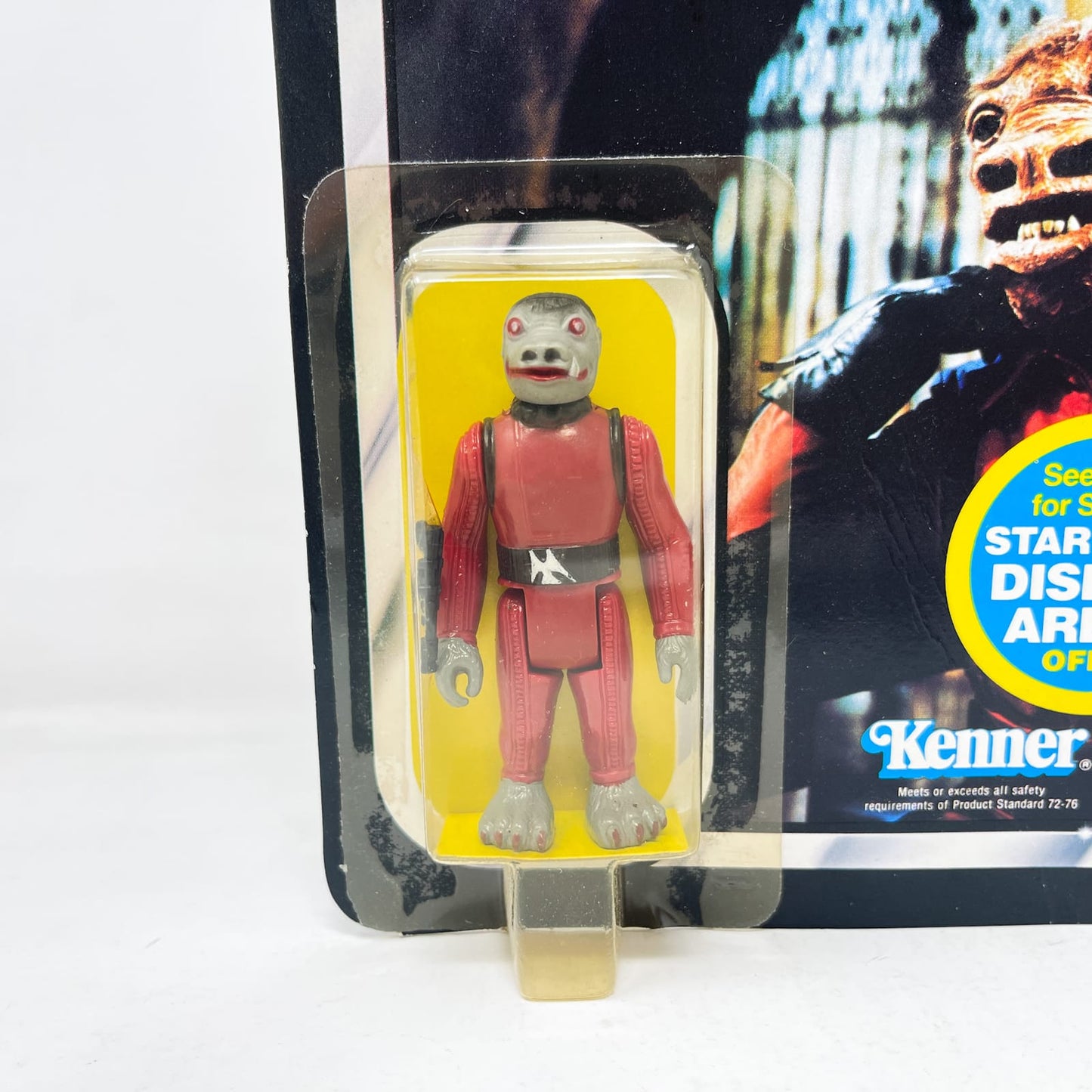 Vintage Kenner Star Wars MOC Snaggletooth ESB 45A-back - Mint on Card - Vintage Kenner (1980)