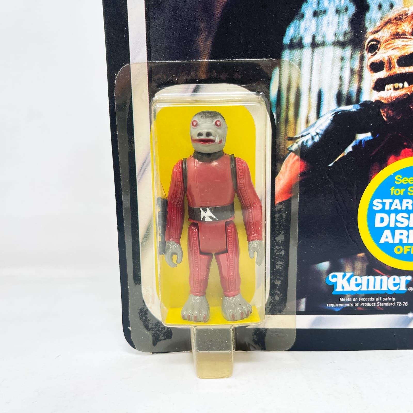Vintage Kenner Star Wars MOC Snaggletooth ESB 45A-back - Mint on Card - Vintage Kenner (1980)