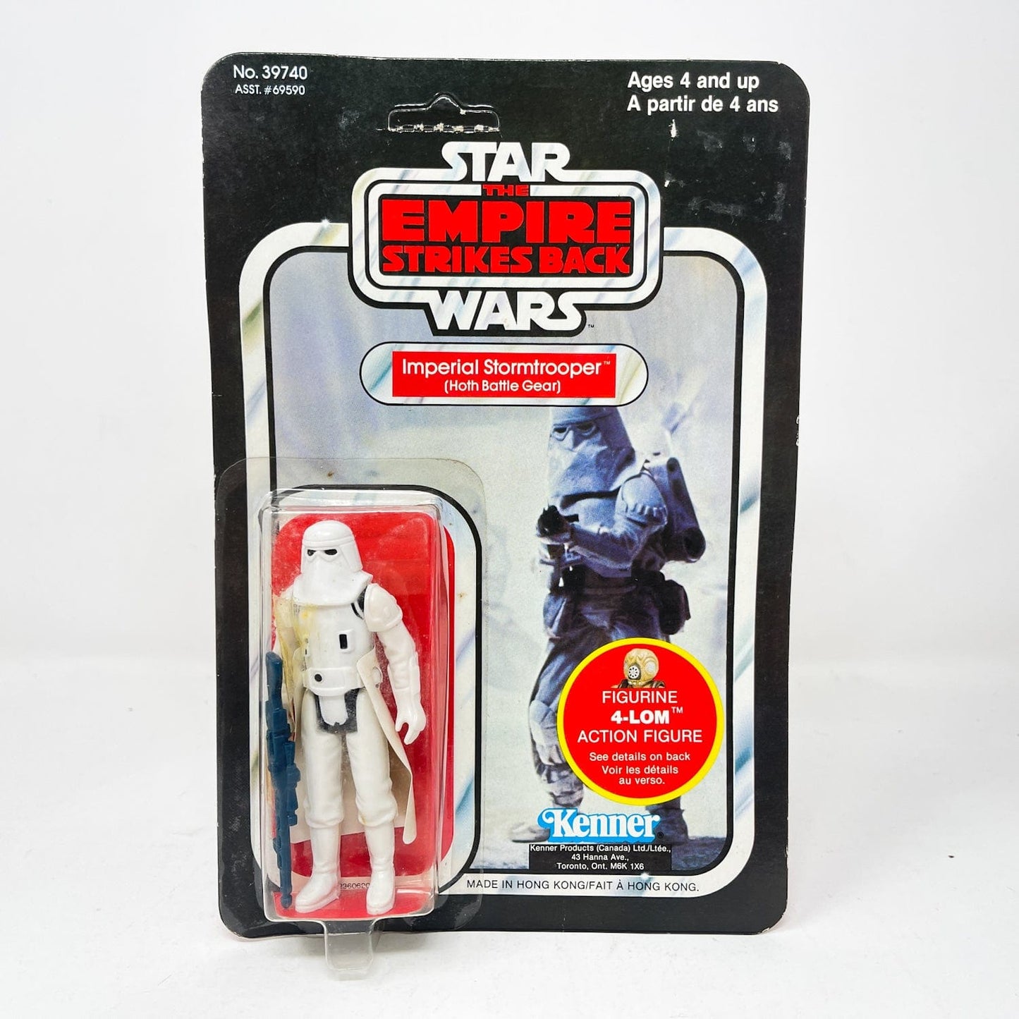 Vintage Kenner Star Wars MOC Snowtrooper Canadian ESB 47A - Mint on Card