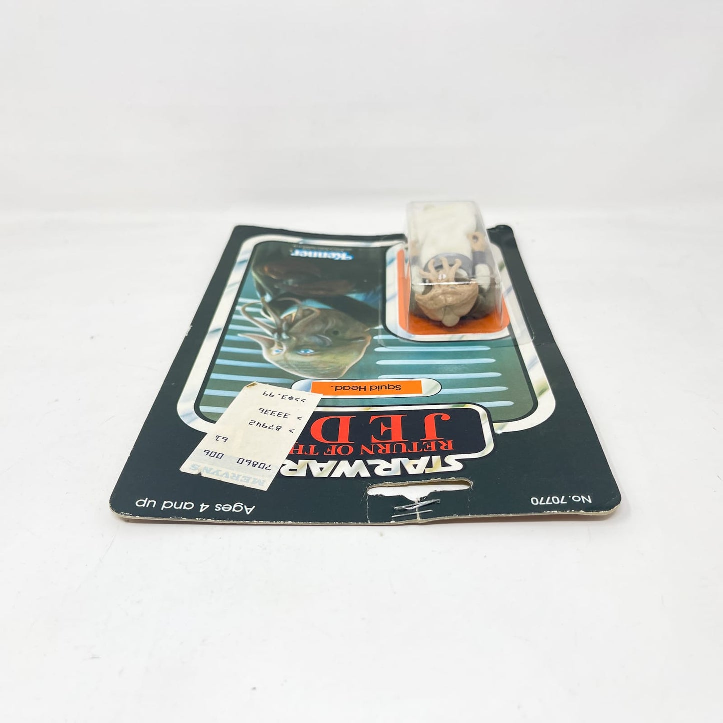 Vintage Kenner Star Wars MOC Squidhead 65A-back - Mint on Card - Vintage Kenner (1983)