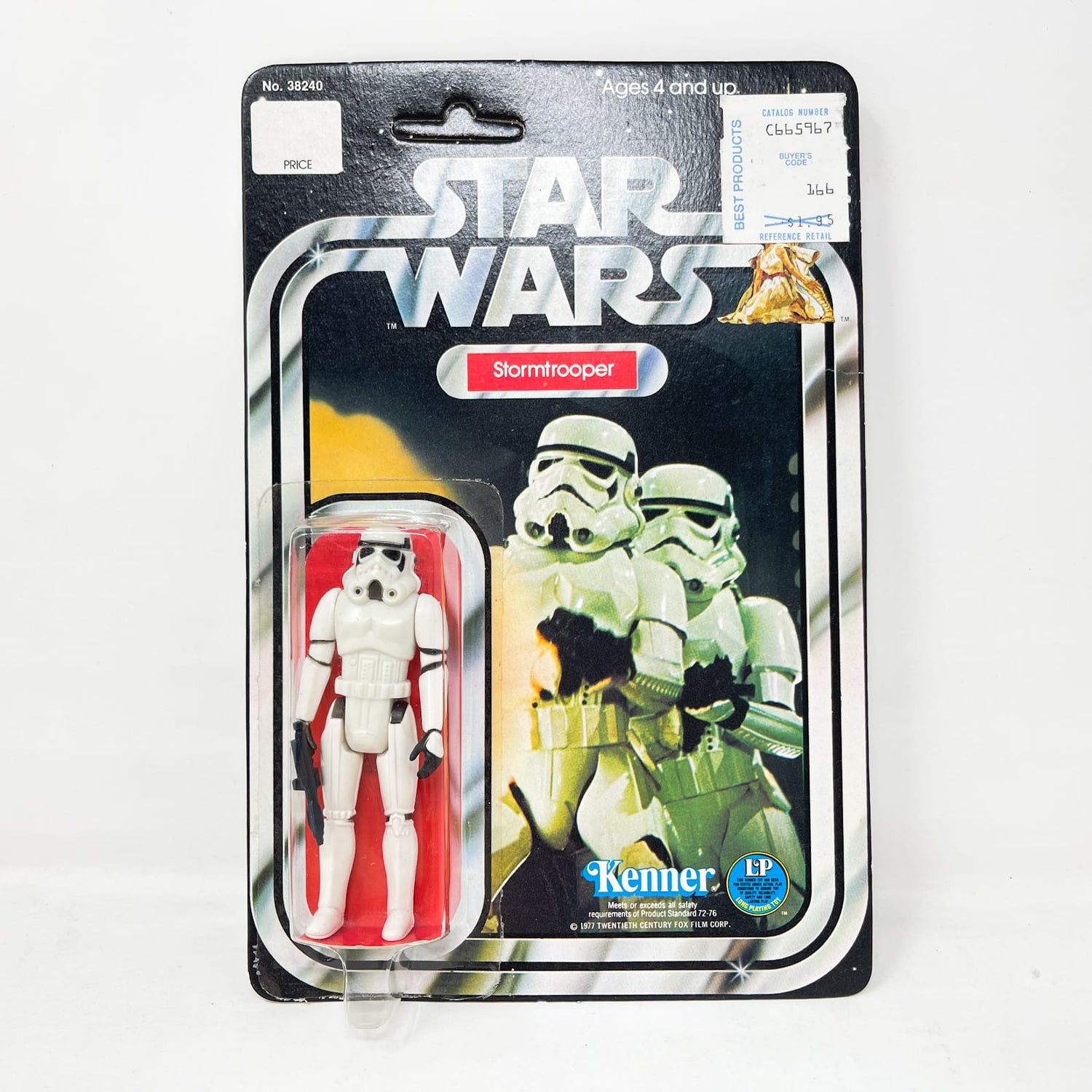 Vintage Kenner Star Wars MOC Stormtrooper Star Wars 12A-Back  Kenner - Mint on Card - Vintage Kenner (1977)