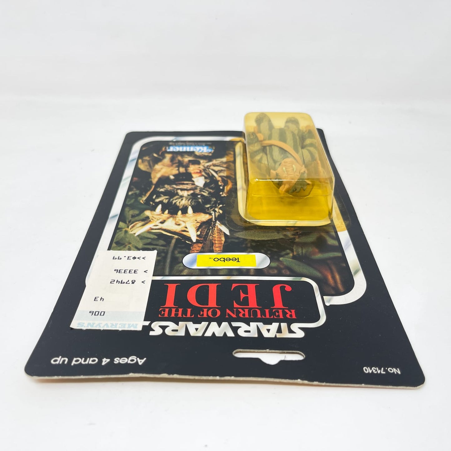 Vintage Kenner Star Wars MOC Teebo ROTJ 77A-back - Mint on Card