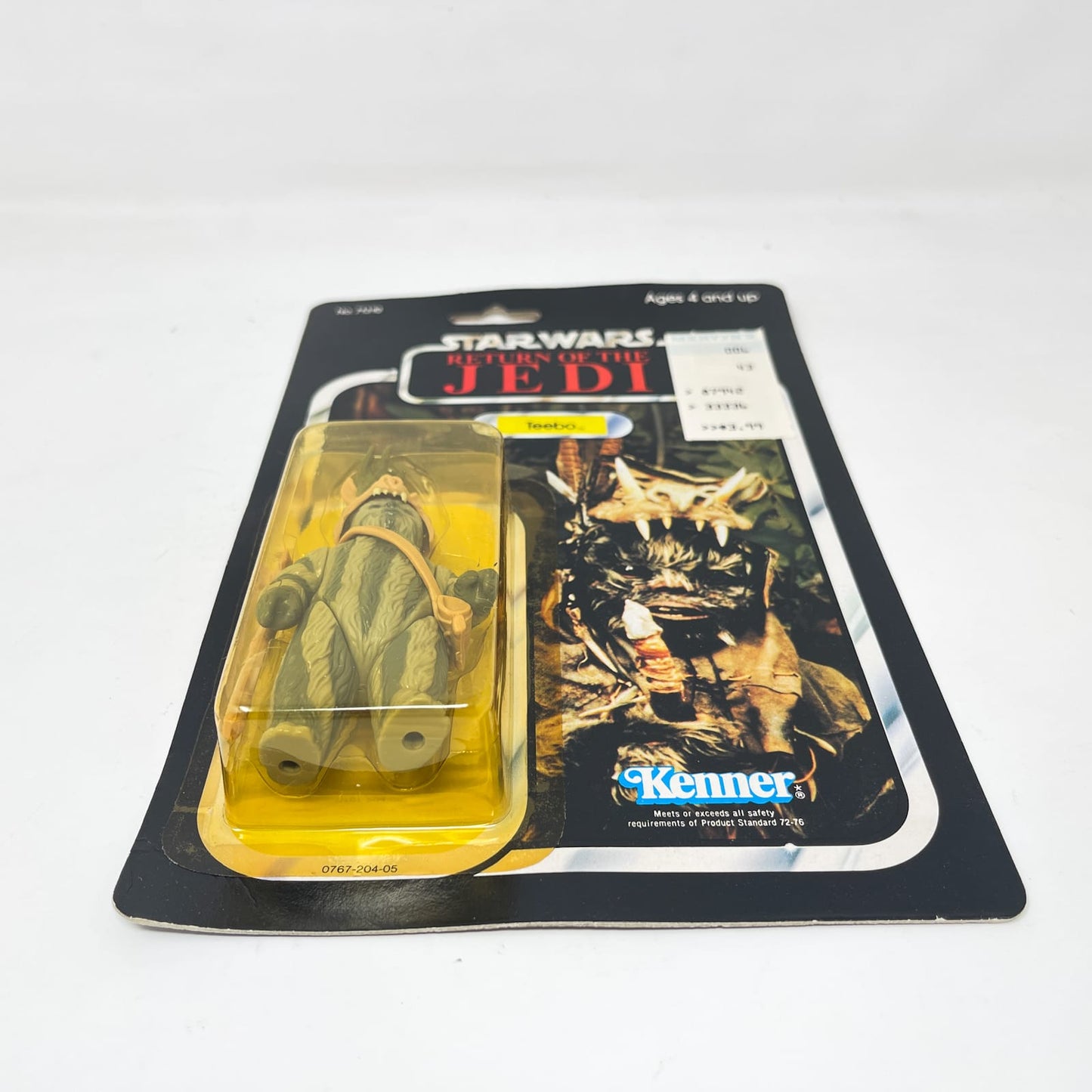 Vintage Kenner Star Wars MOC Teebo ROTJ 77A-back - Mint on Card