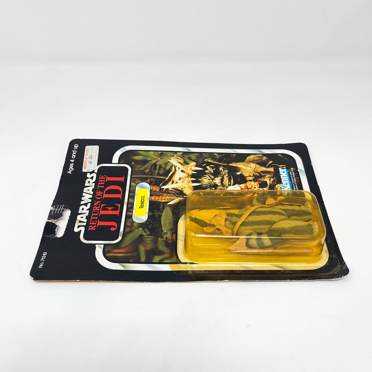 Vintage Kenner Star Wars MOC Teebo ROTJ 77A-back - Mint on Card