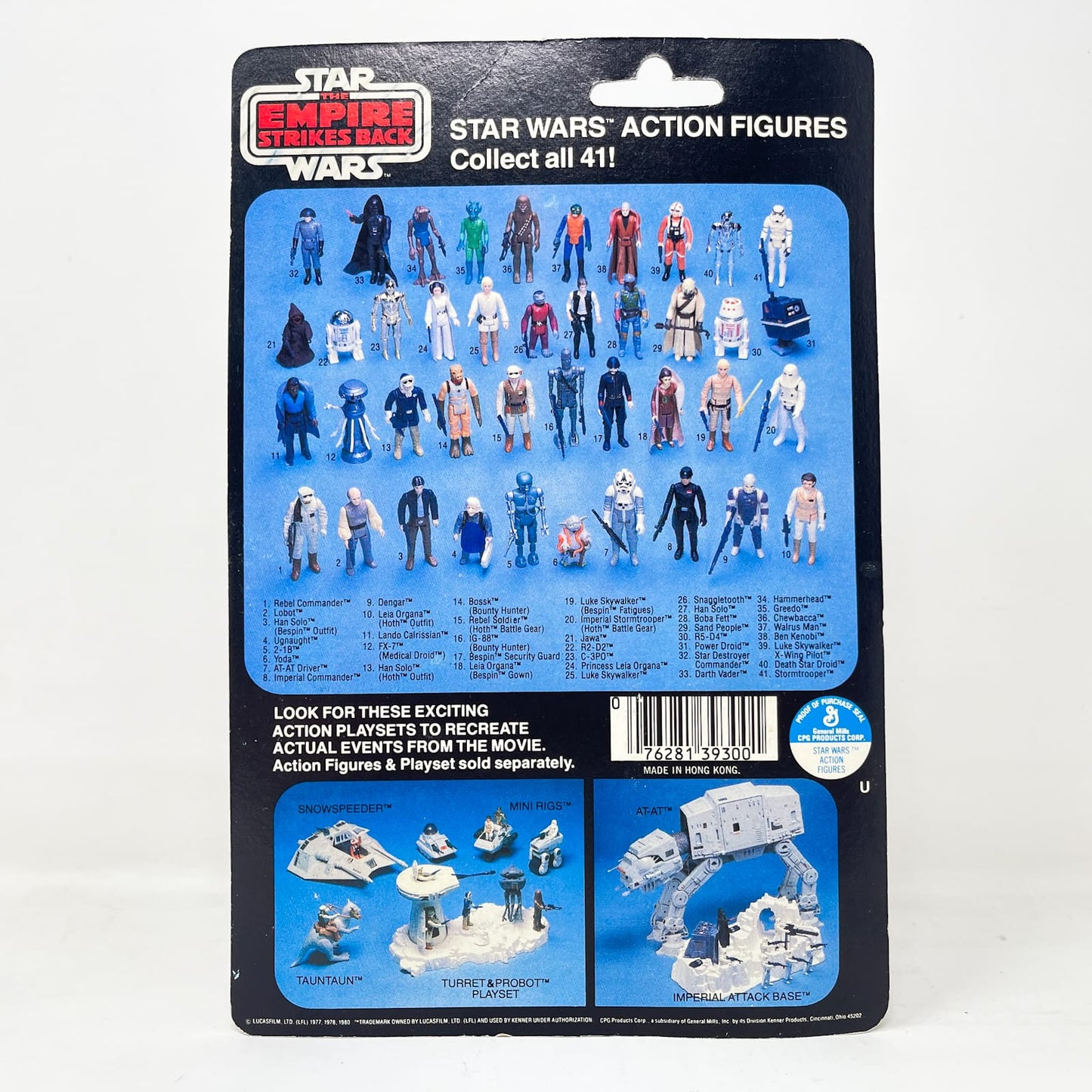 Vintage Kenner Star Wars MOC Ugnaught (Blue Smok) ESB 41E - Mint on Card - Vintage Kenner (1980)