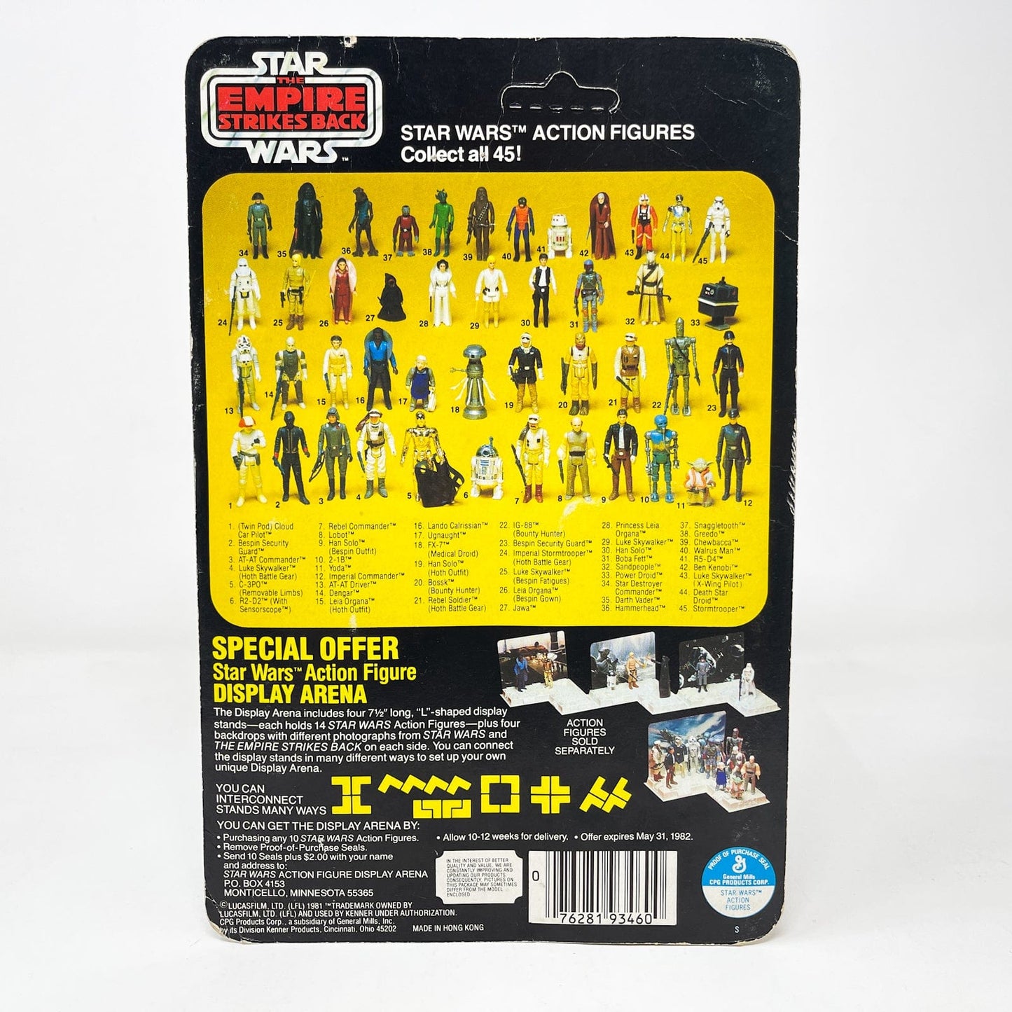 Vintage Kenner Star Wars MOC Walrusman ESB 45A - Mint on Card Vintage Star Wars