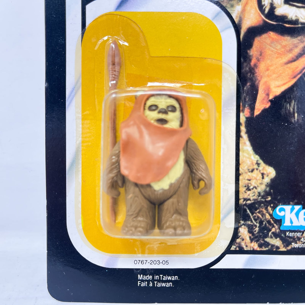 Vintage Kenner Star Wars MOC Wicket ROTJ 77A Canadian - Mint on Card