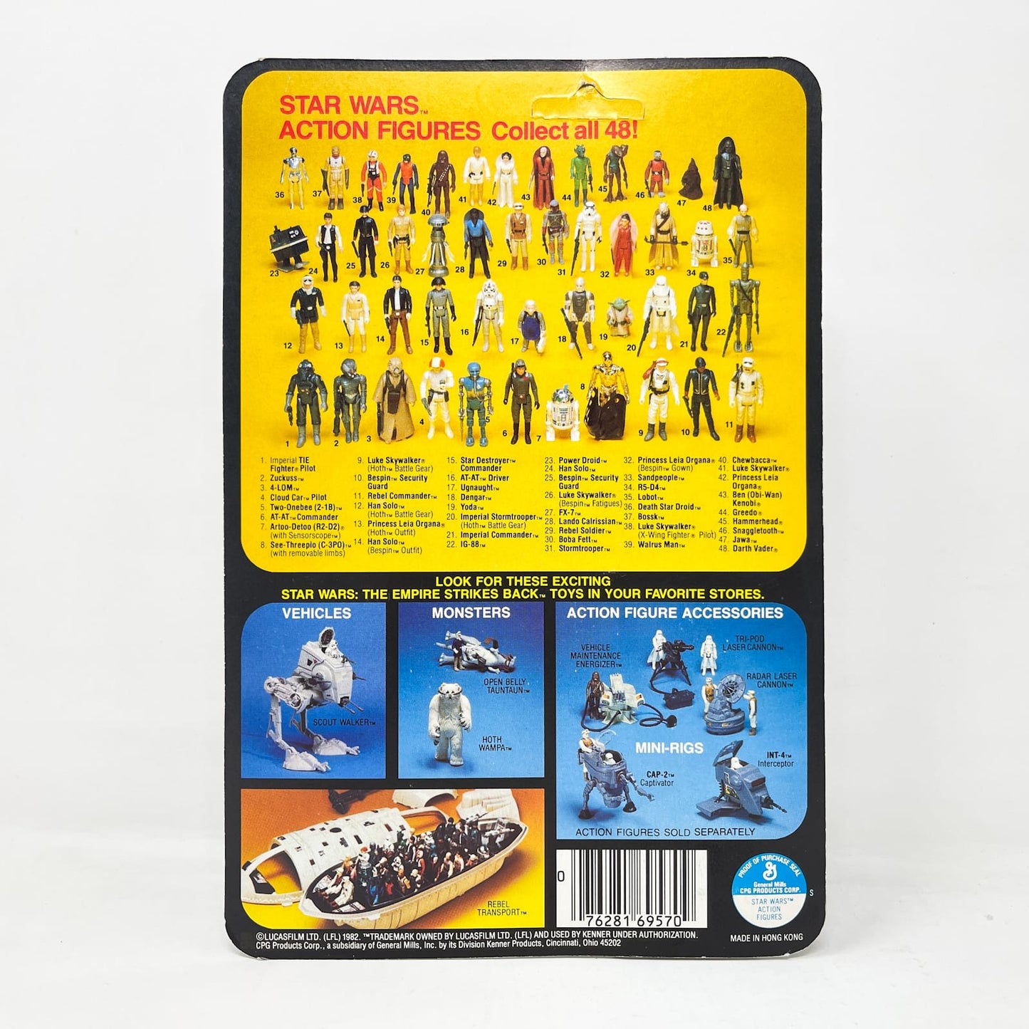 Vintage Kenner Star Wars MOC Zuckuss on ESB 48A - Mint on Card - Vintage Kenner (1980)