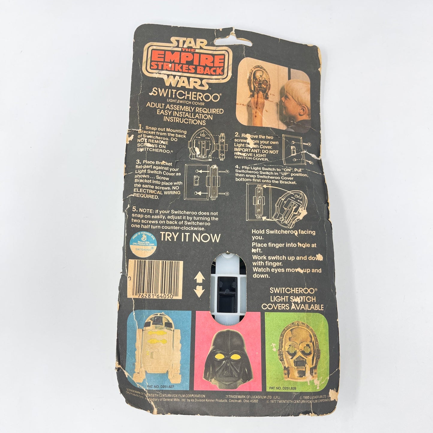 Vintage Kenner Star Wars Non-Toy C-3PO Switcheroo - Mint on Card