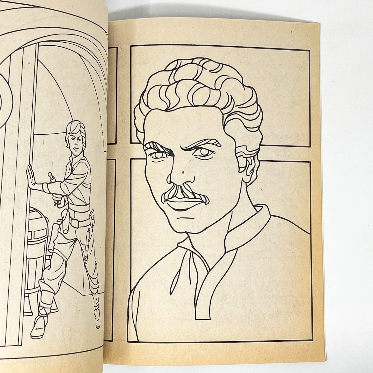 Vintage Kenner Star Wars Non-Toy Kenner Canada ESB Colouring Book - Luke Bespin (1982)