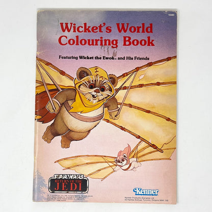 Vintage Kenner Star Wars Non-Toy Kenner Canada Wicket's World Colouring Book