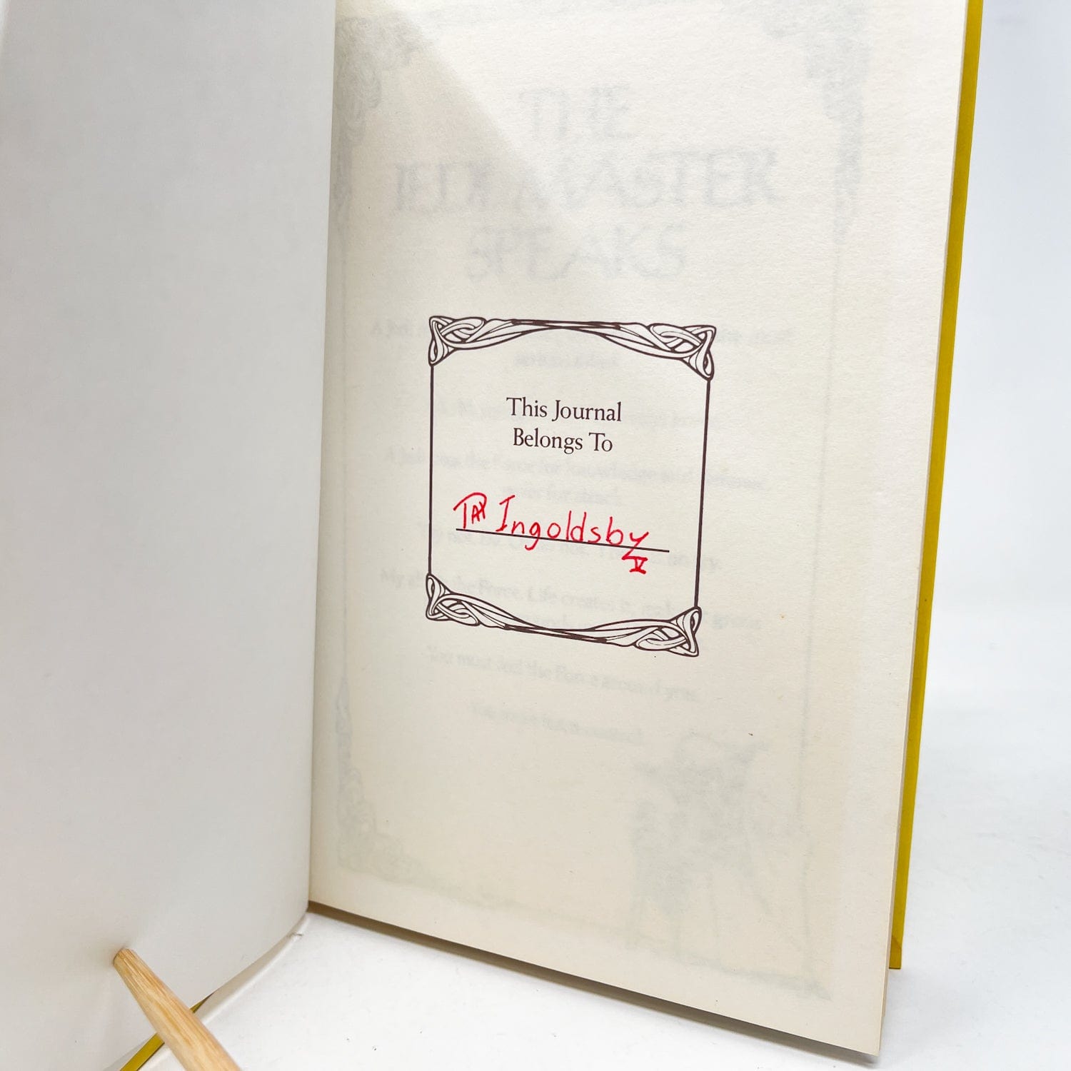 Vintage Kenner Star Wars Non-Toy My Jedi Journal Book - 1982