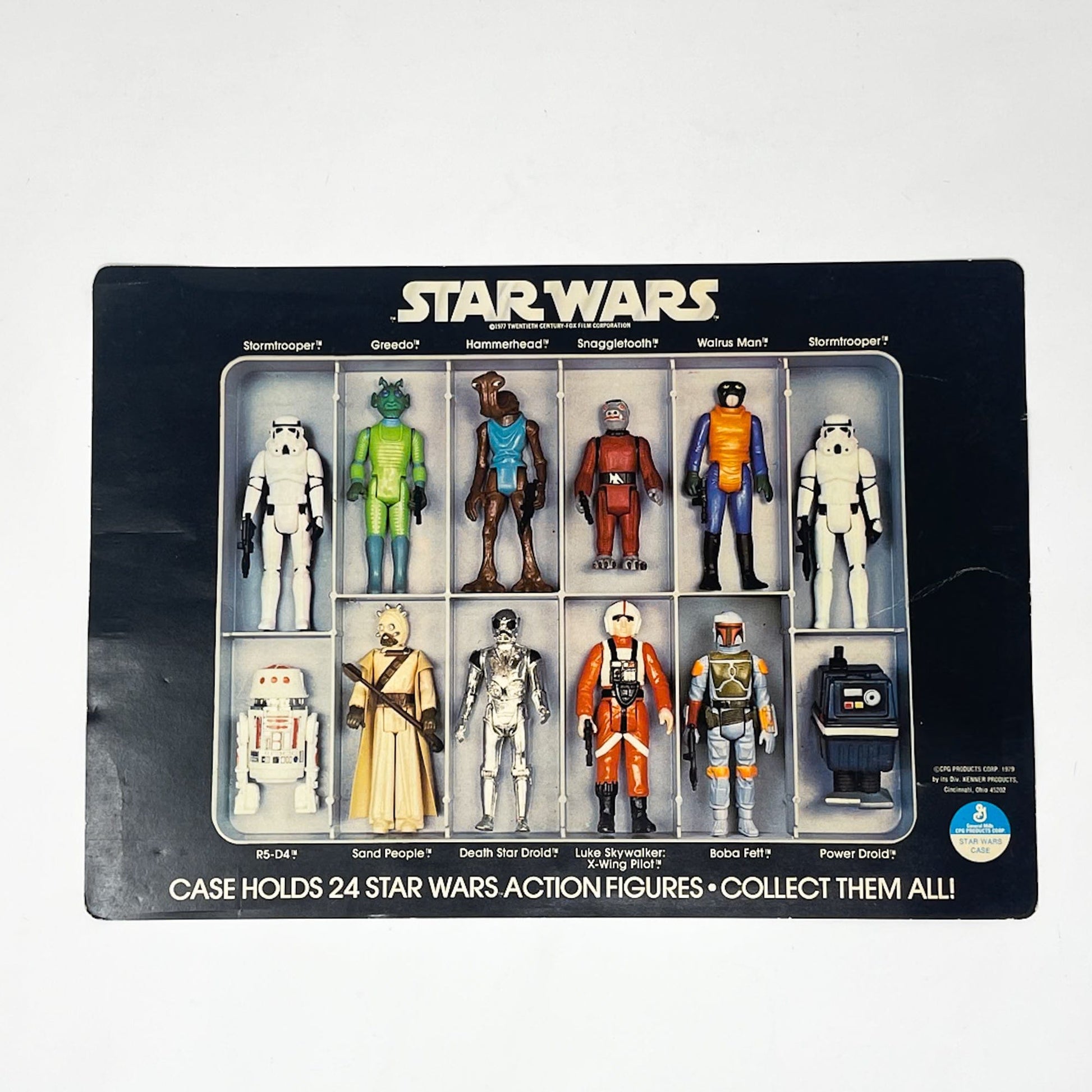 Vintage Kenner Star Wars Paper Swearingen Autographed Star Wars Action Figure Case Insert