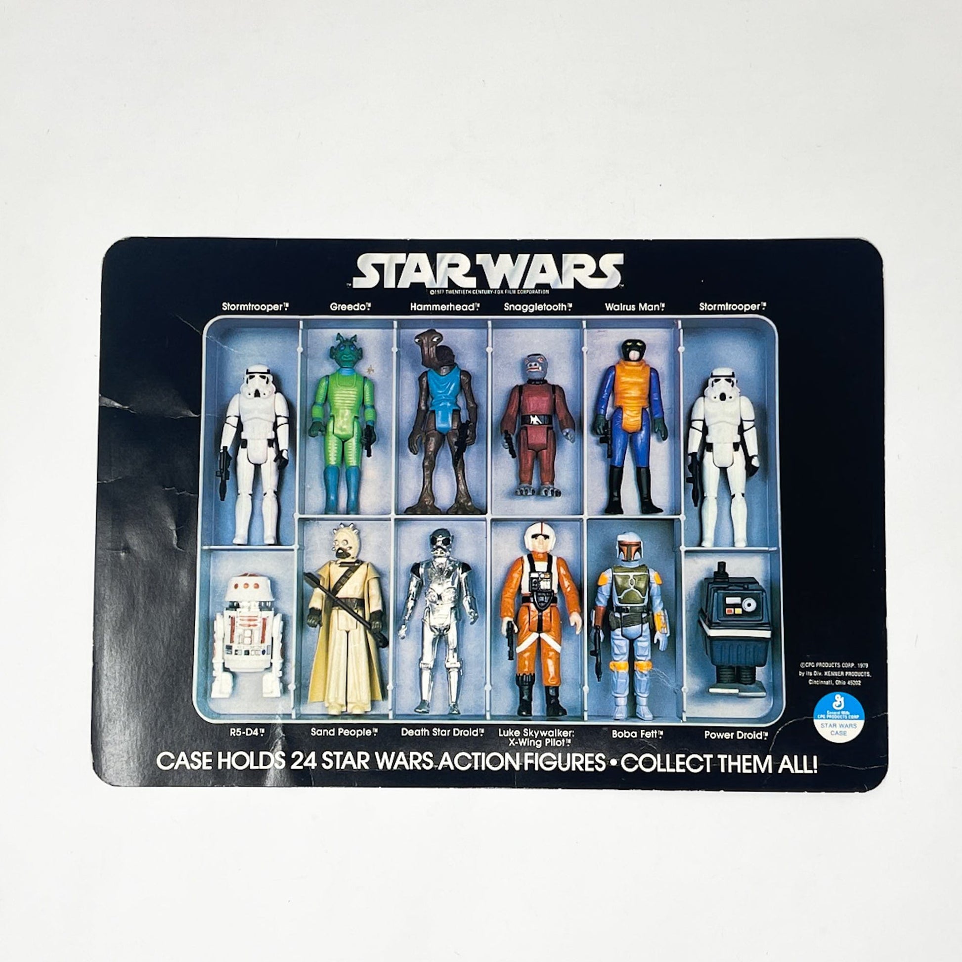 Vintage Kenner Star Wars Paper Swearingen Autographed Star Wars Action Figure Case Insert