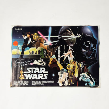 Vintage Kenner Star Wars Paper Swearingen Autographed Star Wars Figure Case Cover