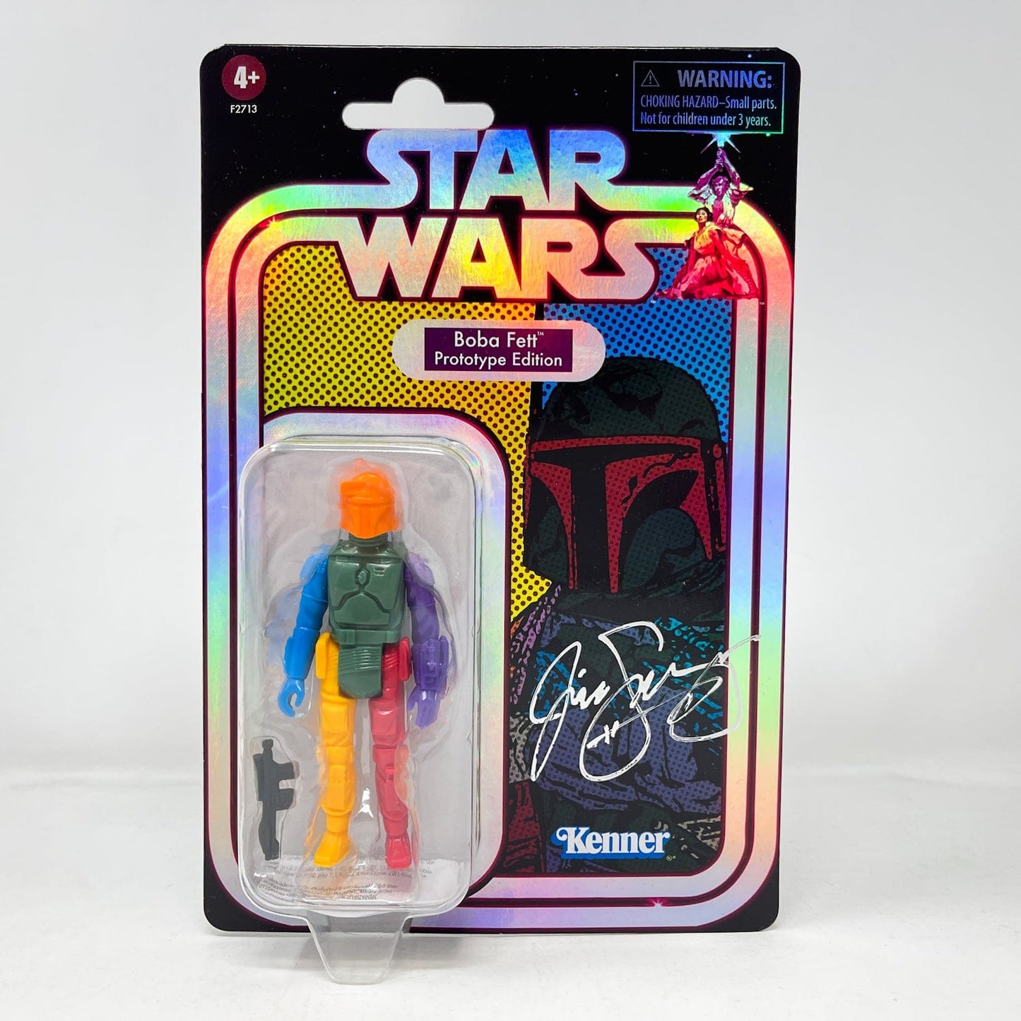 Vintage Kenner Star Wars Retro Collection Autographed by Jim Swearingen Boba Fett - Hasbro Prototype Edition