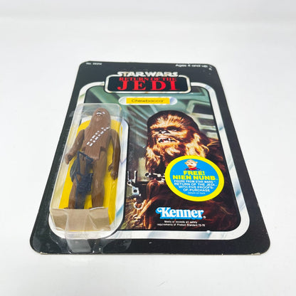 Vintage Kenner Star Wars Toy Chewbacca ROTJ 48D w/ Palitoy Sticker - Mint on Card